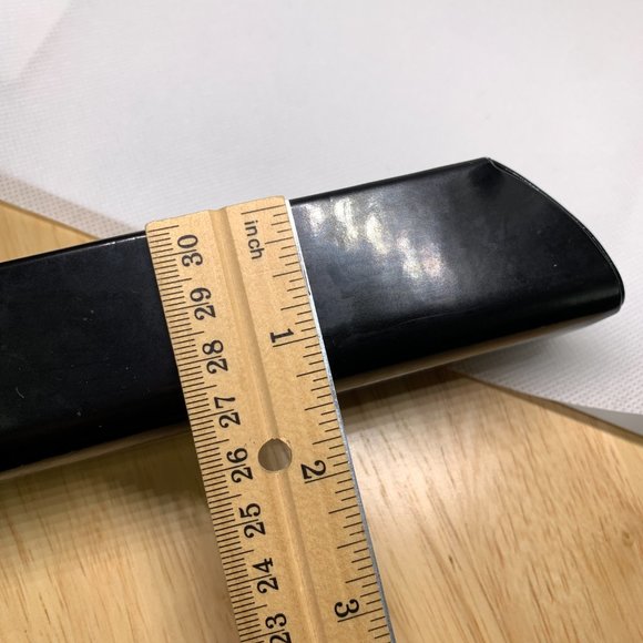 Salvatore Ferragamo NWOT Eyeglasses Case, Cloth Black Faux Leather - Picture 10 of 12